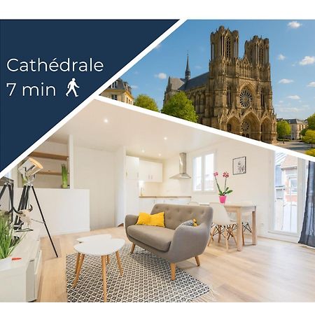 Appartement Lumineux Proche Cathedrale แร็งส์ ภายนอก รูปภาพ